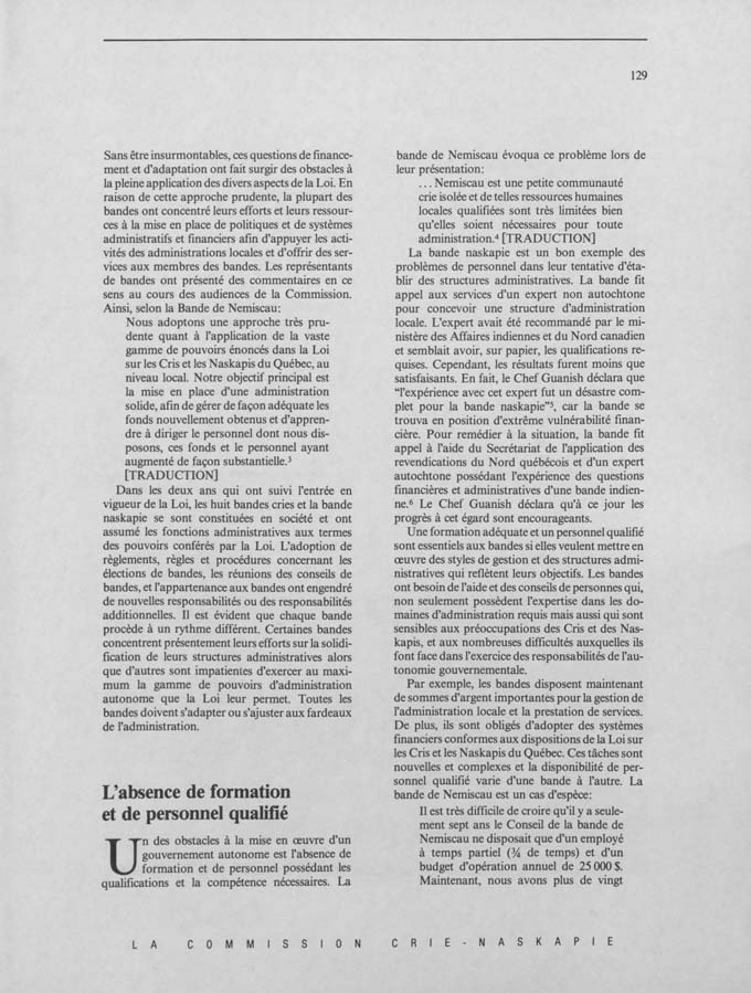 CNC REPORT 1986_French - page 129
