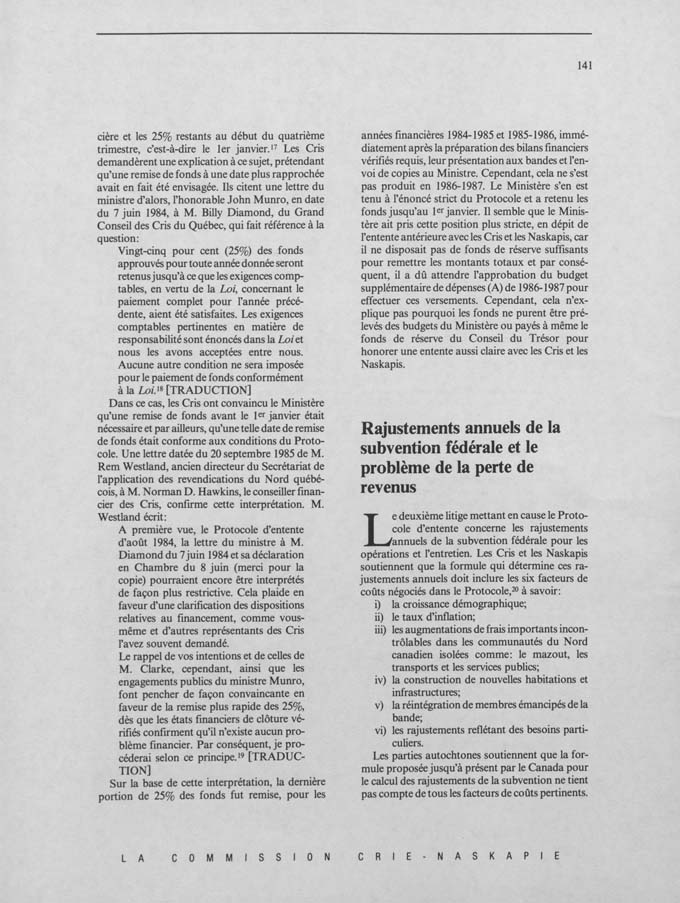 CNC REPORT 1986_French - page 141