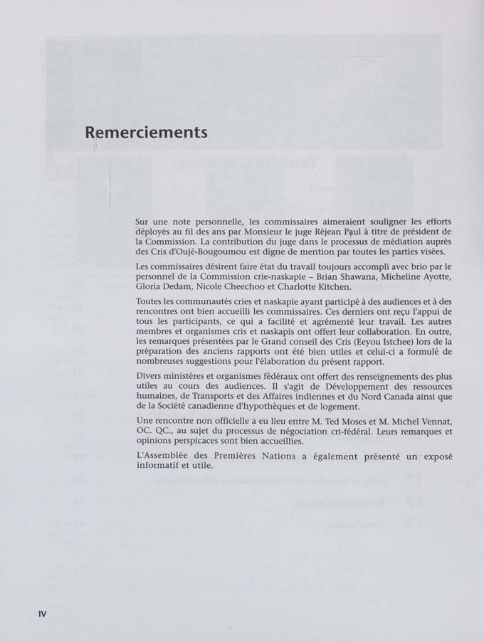 CNC REPORT 1998_French - page viii