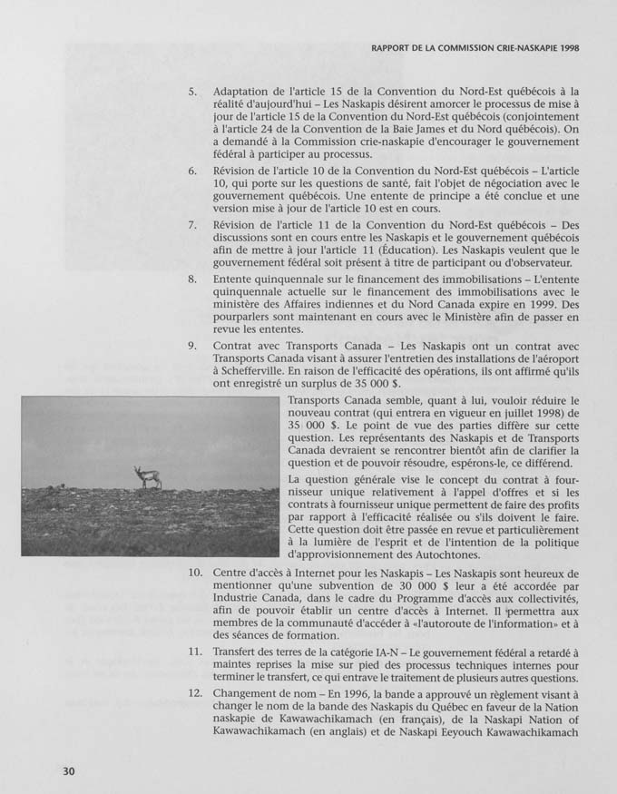 CNC REPORT 1998_French - page 30
