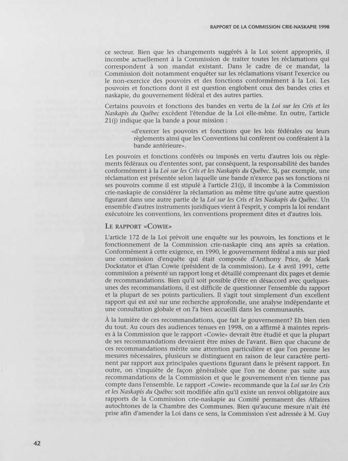 CNC REPORT 1998_French - page 42