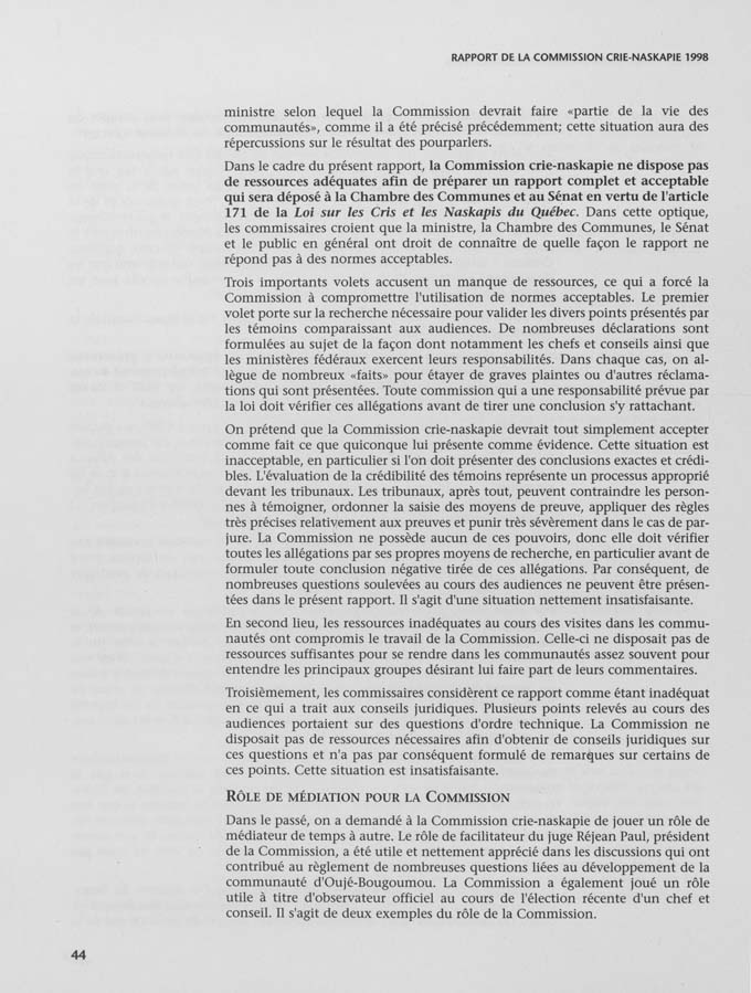CNC REPORT 1998_French - page 44