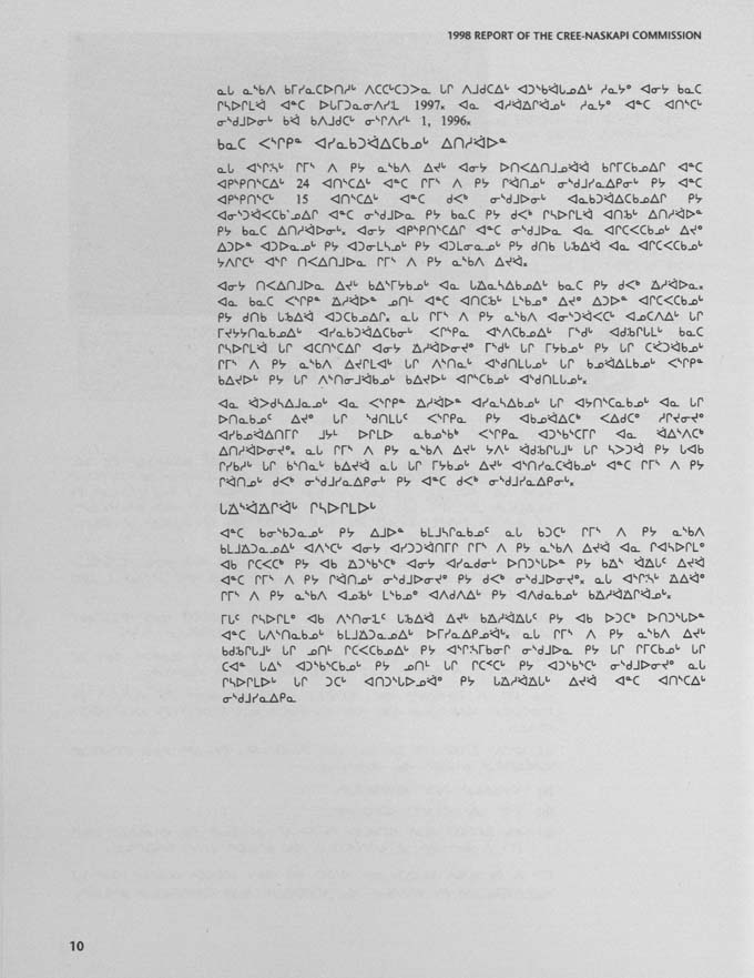 CNC REPORT 1998_Naskapi - page 10