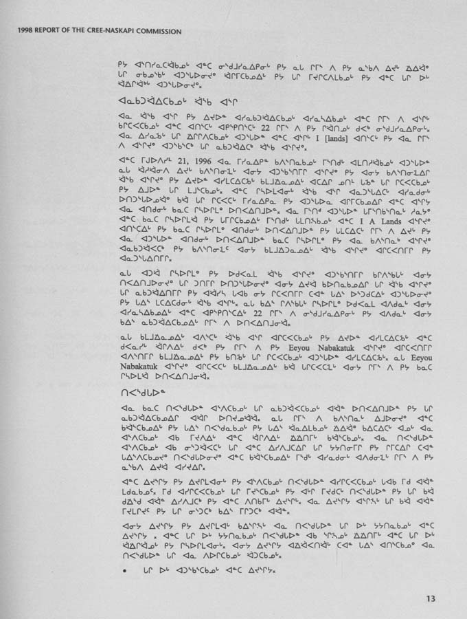 CNC REPORT 1998_Naskapi - page 13