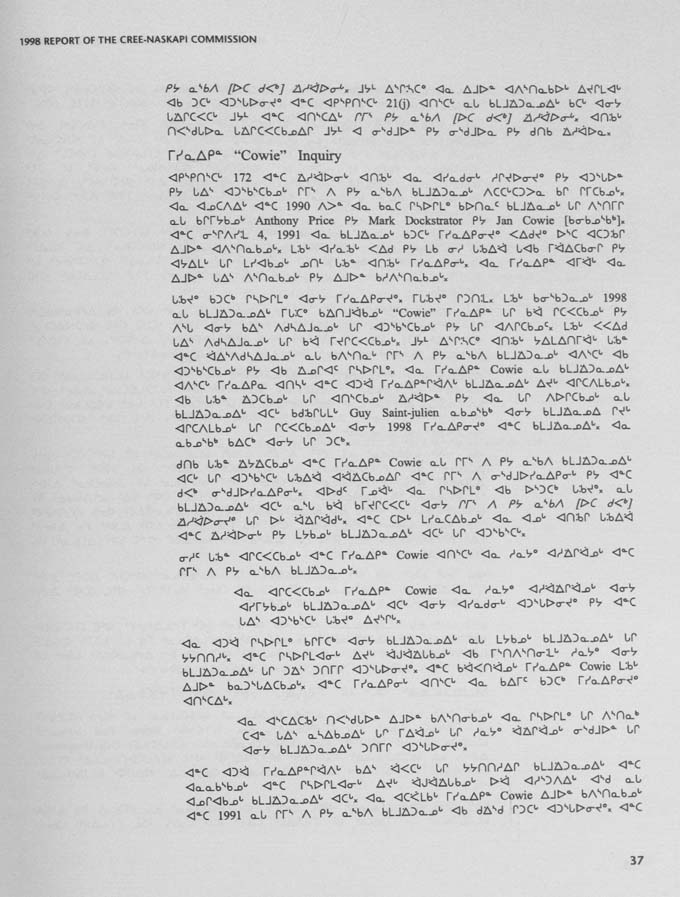 CNC REPORT 1998_Naskapi - page 37