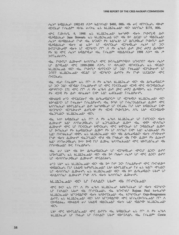 CNC REPORT 1998_Naskapi - page 38