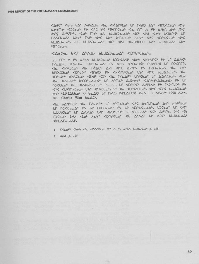 CNC REPORT 1998_Naskapi - page 39