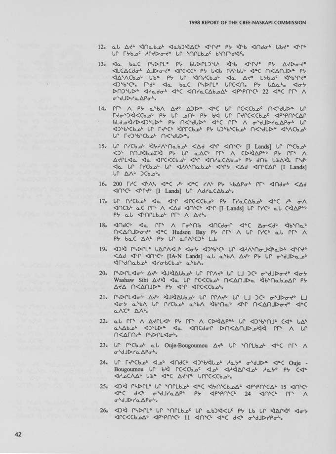 CNC REPORT 1998_Naskapi - page 42