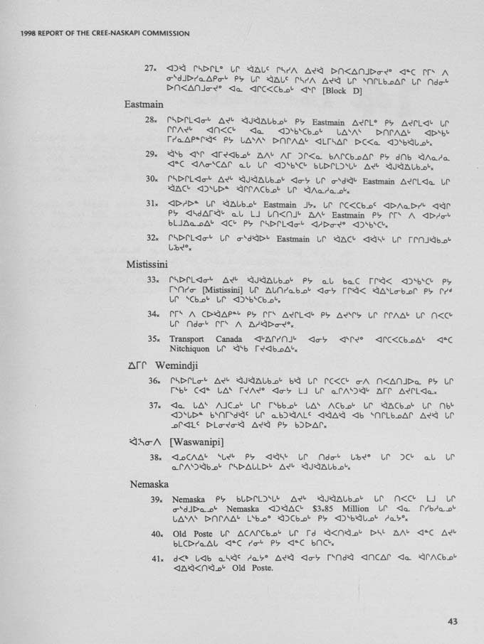 CNC REPORT 1998_Naskapi - page 43