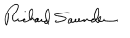 Signature of Richard Saunders